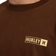 Camiseta Masculina Hurley Block Party Max Fit MARROM-HYTS030278- -3-